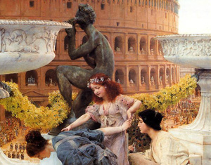 Sir Lawrence Alma-Tadema, The Coliseum (detail), 1896, Private collection.